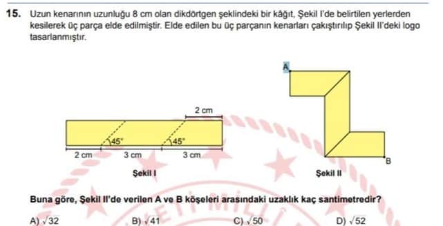 LGS Matematik Sorusu İptal Edilebilir: Üç Doğru Cevap İddiası