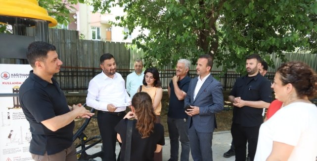 Muammer Aksoy Parkı Kâğıthane'de Yenileniyor