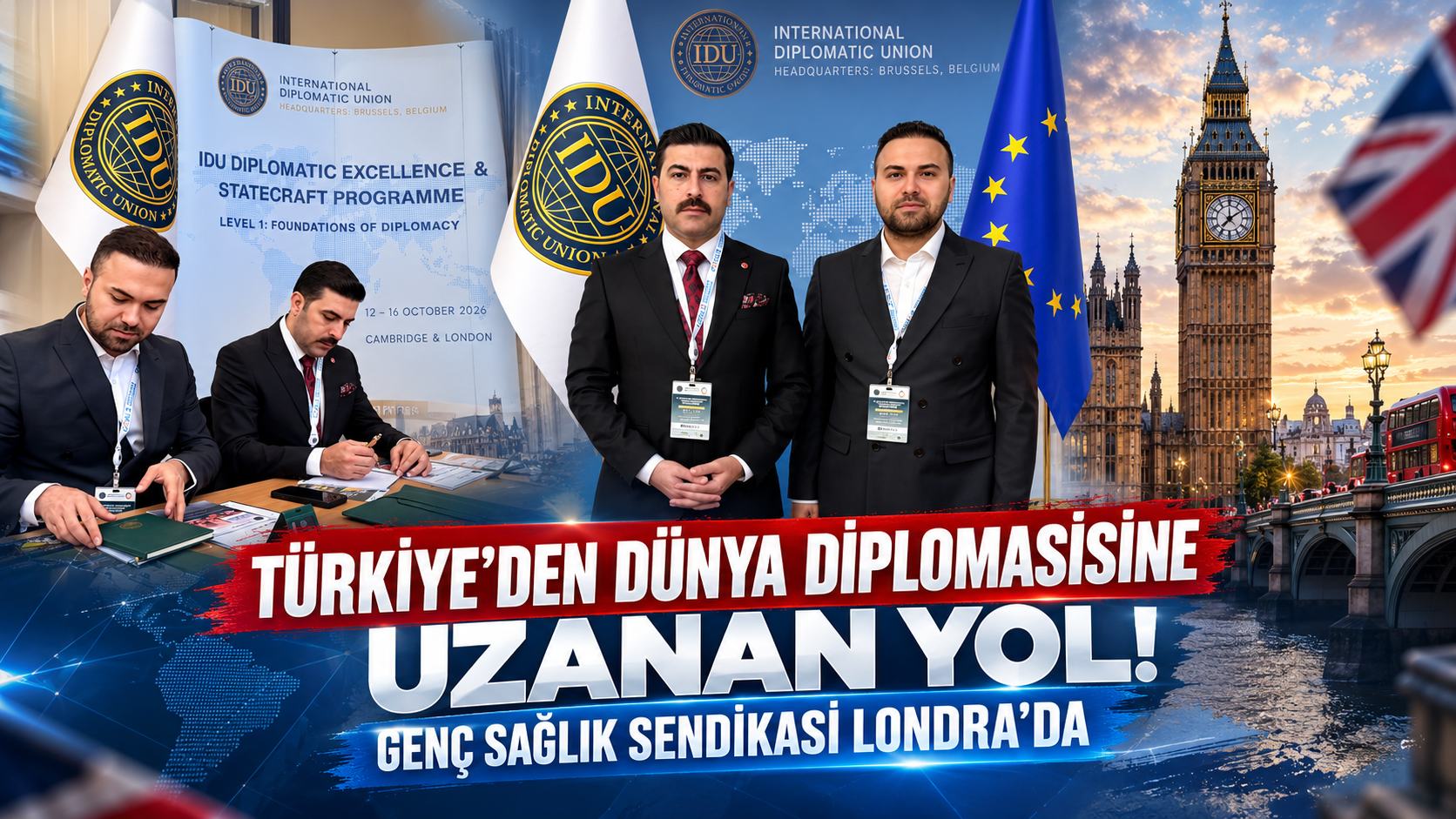 Türkiye'den Dünya Diplomasisine Uzanan Yol! Genç Sağlık Sendikası Londra'da