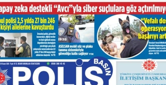 Polis Basın Gazetesi'nin Yeni Sayısı Beğenildi